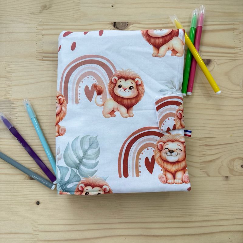 Cahier de coloriage lavable avec le pack de feutres