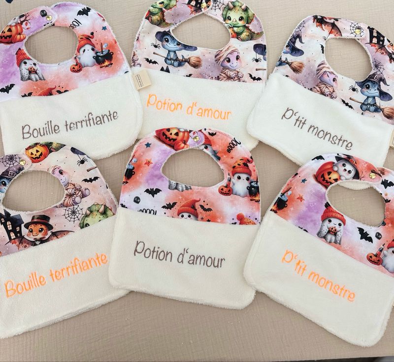 Bavoir personnalisable - Collection d'Halloween