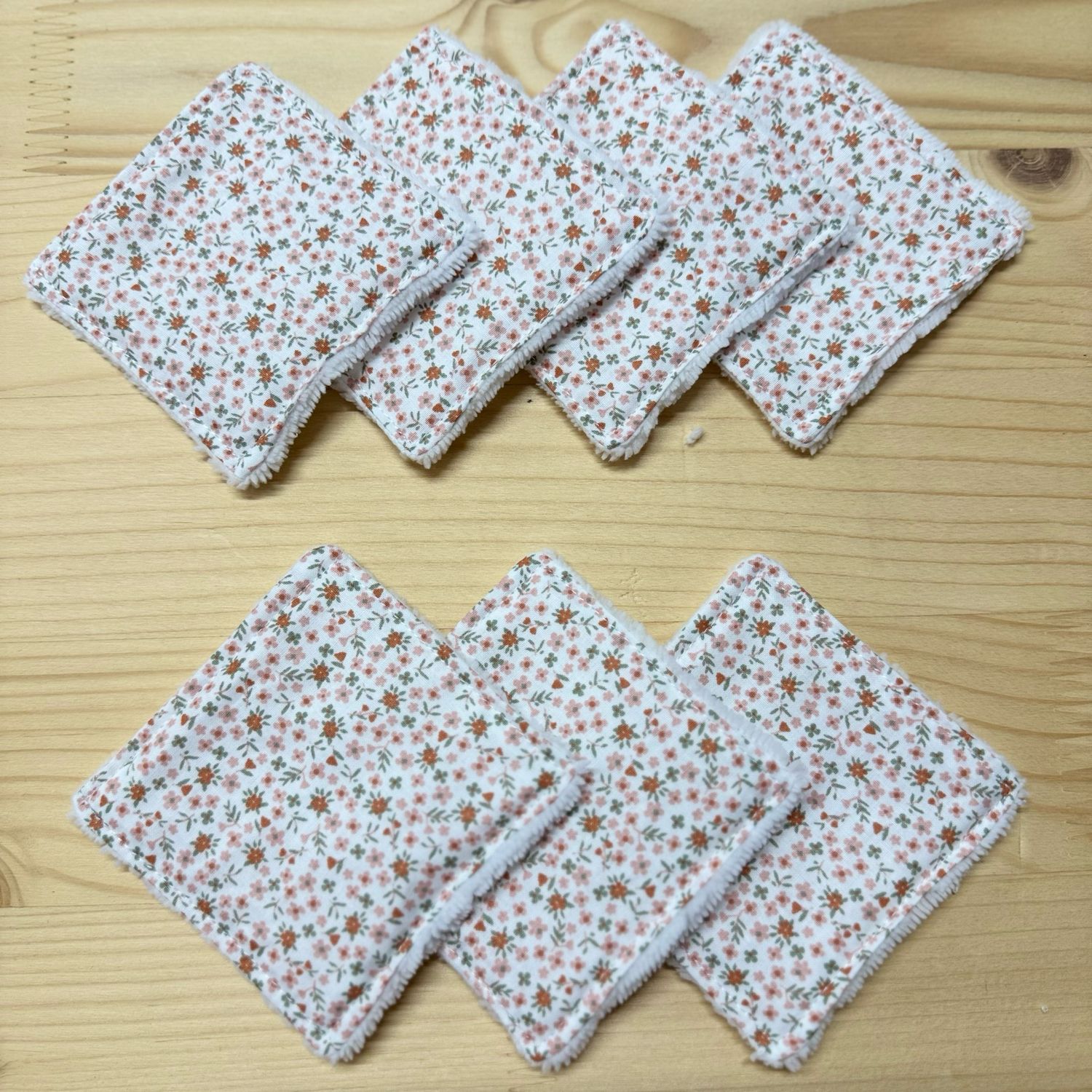 Pack de 7 lingettes lavables