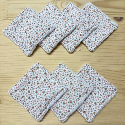 Pack de 7 lingettes lavables