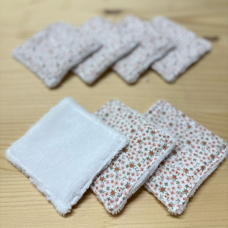 Pack de 7 lingettes lavables