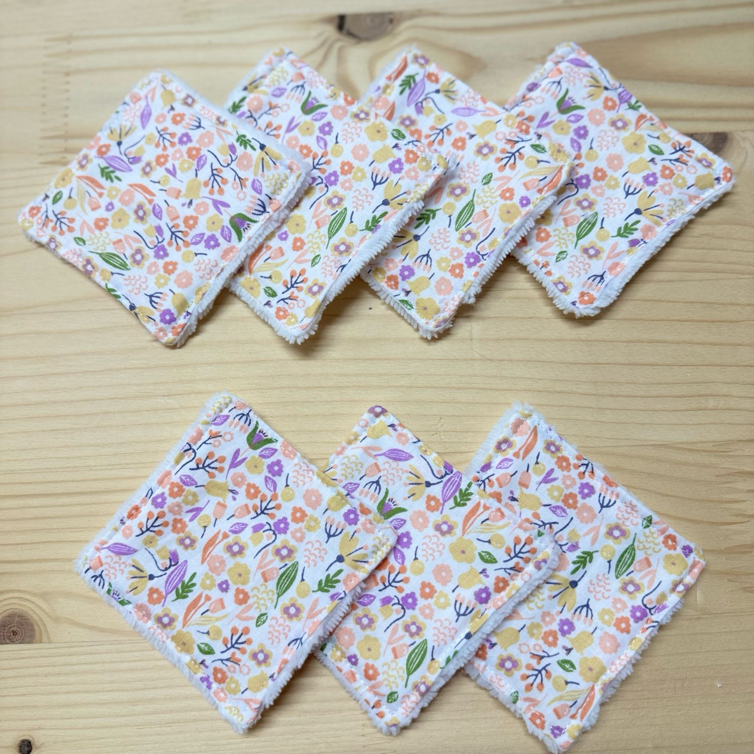 Pack de 7 lingettes lavables