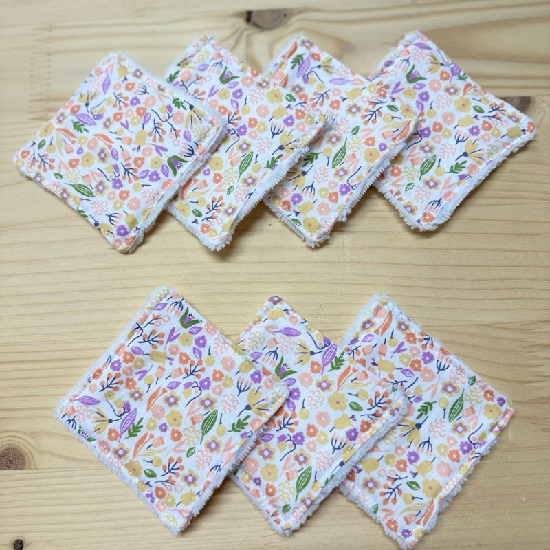 Pack de 7 lingettes lavables