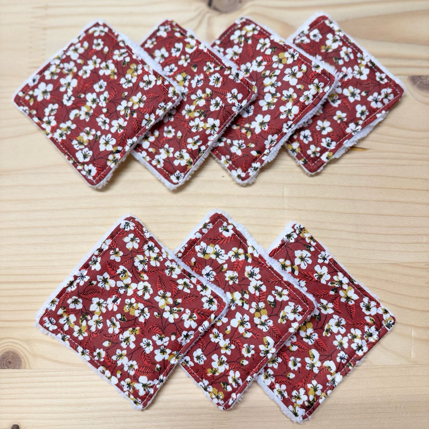 Pack de 7 lingettes lavables