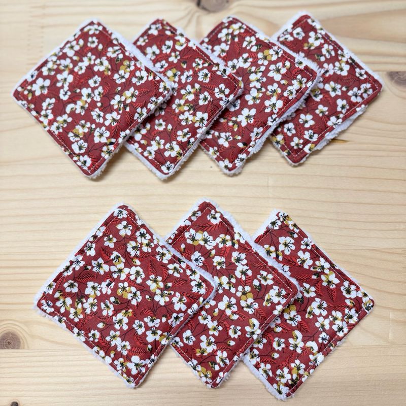 Pack de 7 lingettes lavables