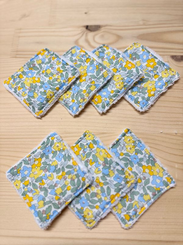 Pack de 7 lingettes lavables