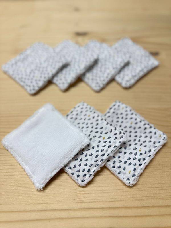 Pack de 7 lingettes lavables