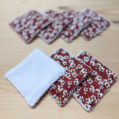 Pack de 7 lingettes lavables