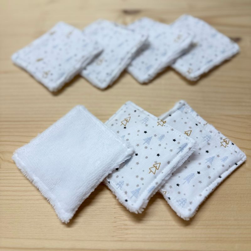 Pack de 7 lingettes lavables