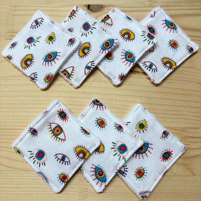 Pack de 7 lingettes lavables