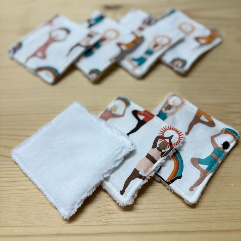 Pack de 7 lingettes lavables