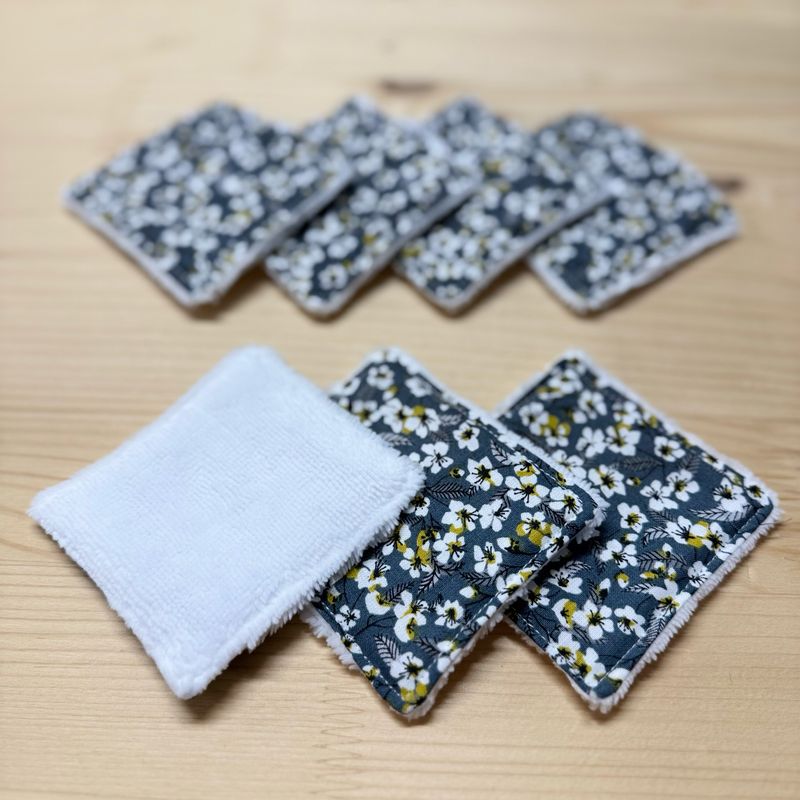 Pack de 7 lingettes lavables