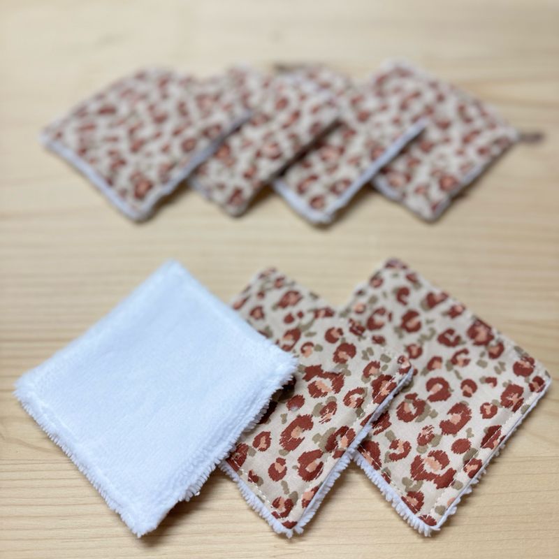 Pack de 7 lingettes lavables