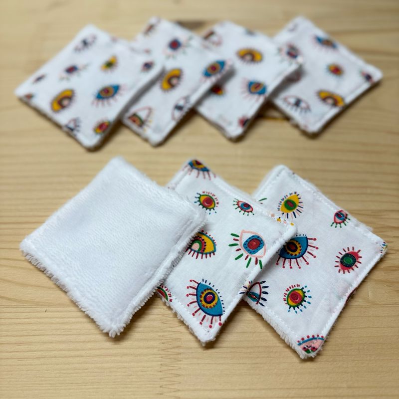 Pack de 7 lingettes lavables