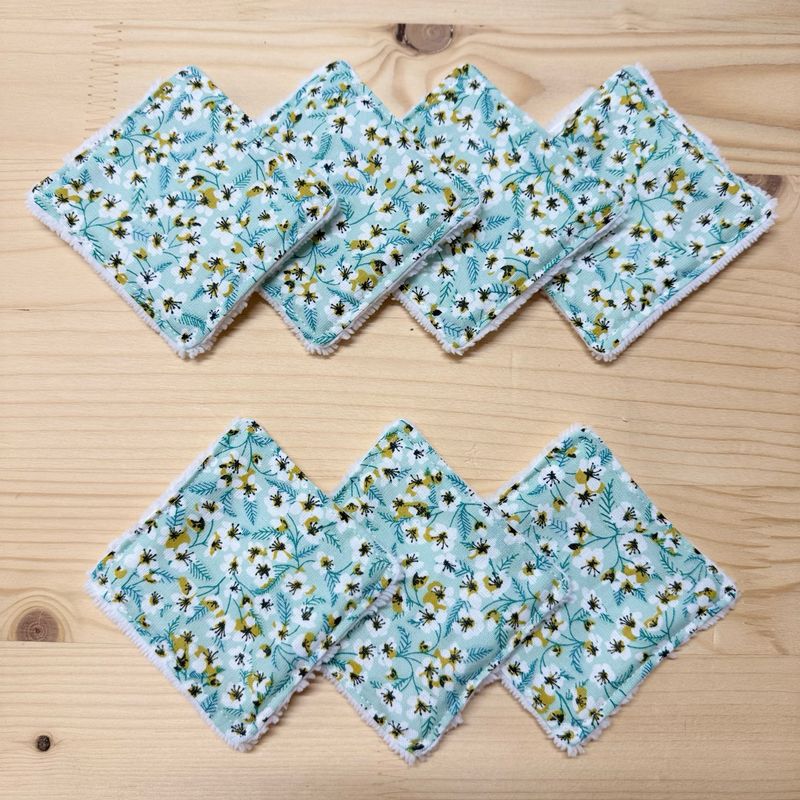 Pack de 7 lingettes lavables