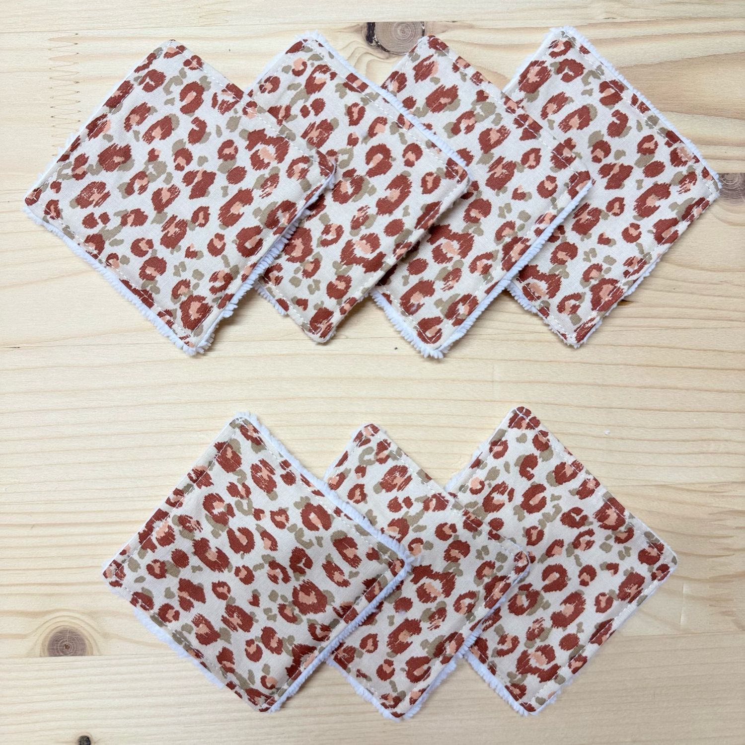 Pack de 7 lingettes lavables