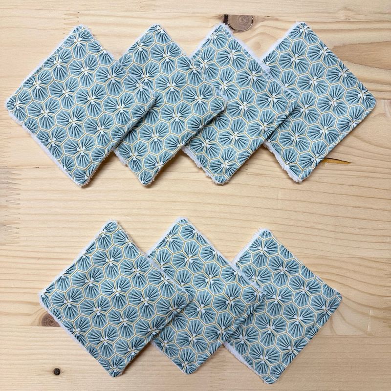 Pack de 7 lingettes lavables