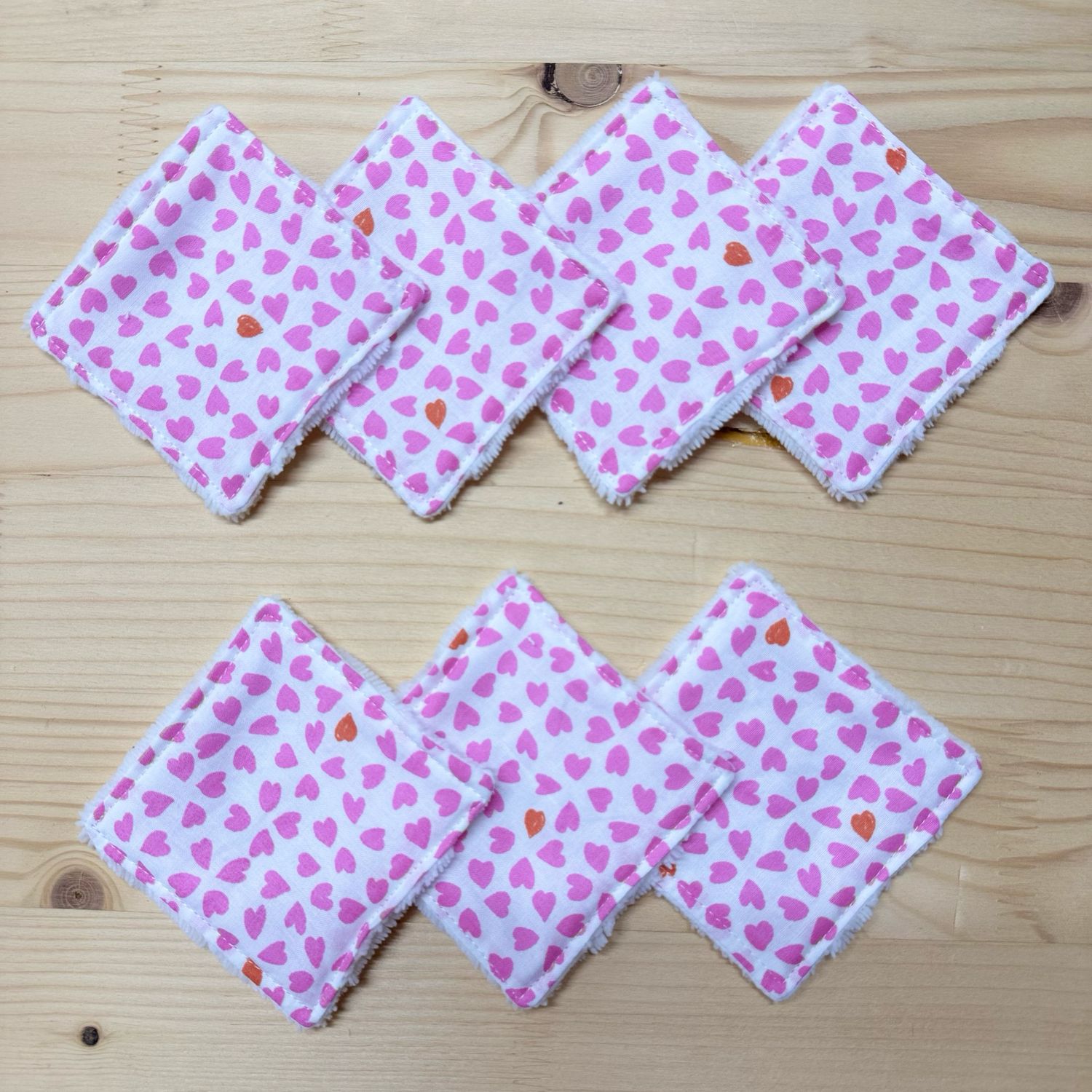 Pack de 7 lingettes lavables