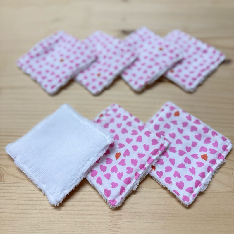 Pack de 7 lingettes lavables