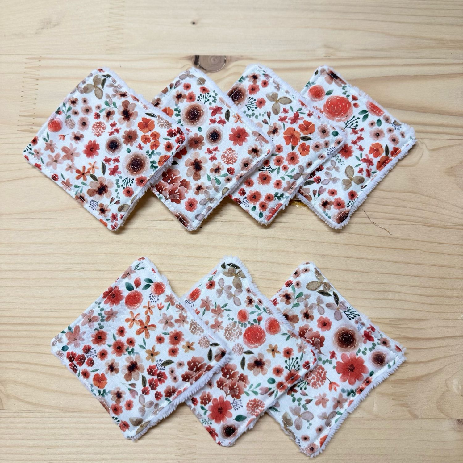 Pack de 7 lingettes lavables