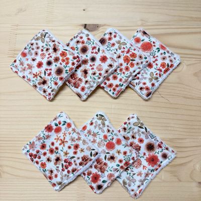 Pack de 7 lingettes lavables Pack de 7 lingettes lavables