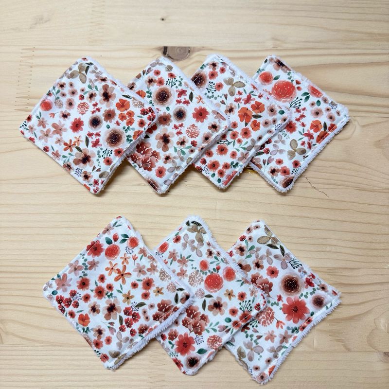 Pack de 7 lingettes lavables