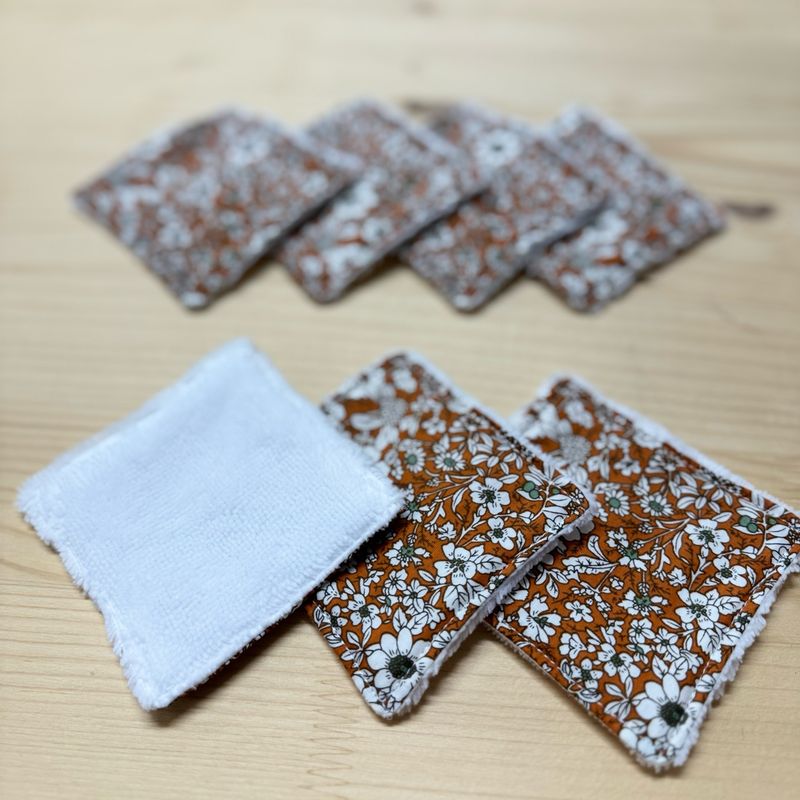 Pack de 7 lingettes lavables