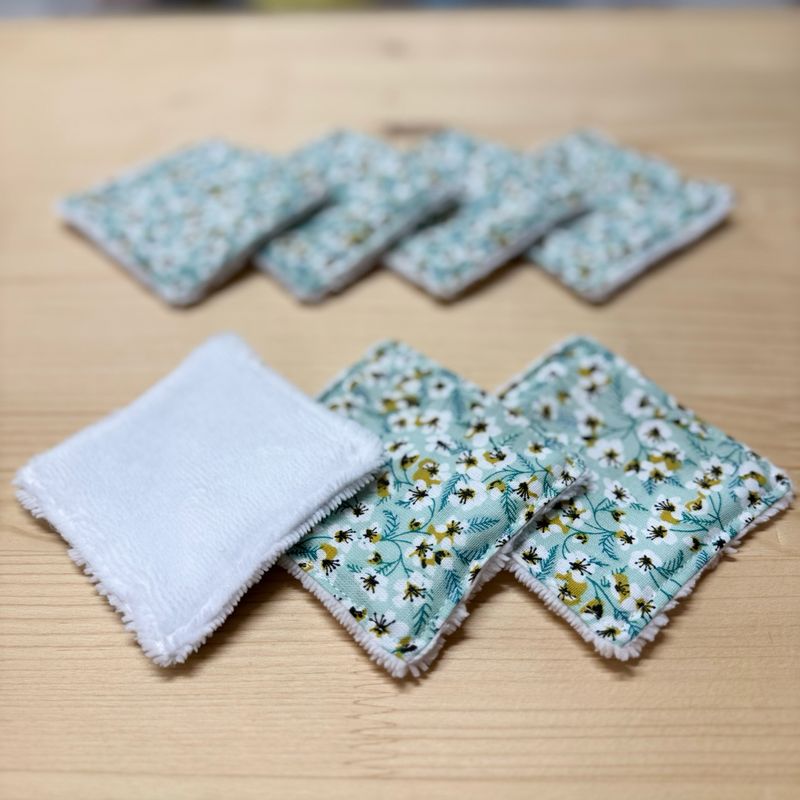 Pack de 7 lingettes lavables
