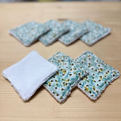 Pack de 7 lingettes lavables