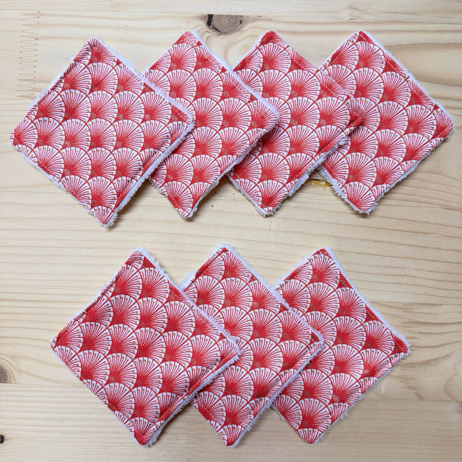 Pack de 7 lingettes lavables