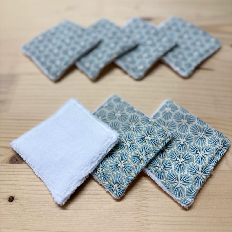 Pack de 7 lingettes lavables