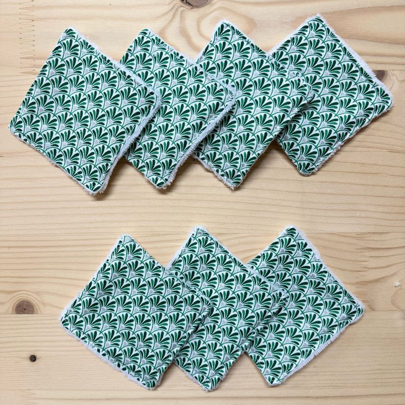 Pack de 7 lingettes lavables