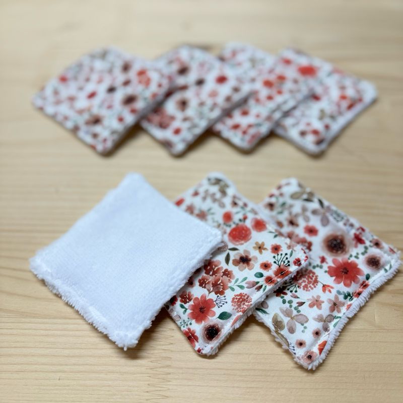 Pack de 7 lingettes lavables