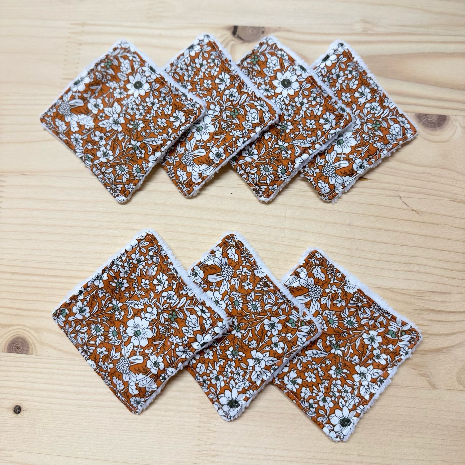 Pack de 7 lingettes lavables