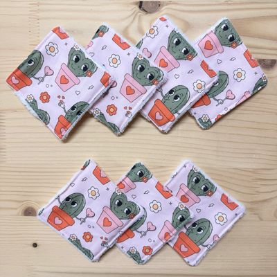 Pack de 7 lingettes lavables