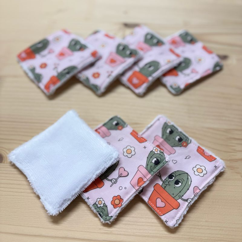 Pack de 7 lingettes lavables