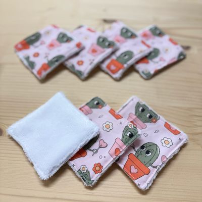 Pack de 7 lingettes lavables