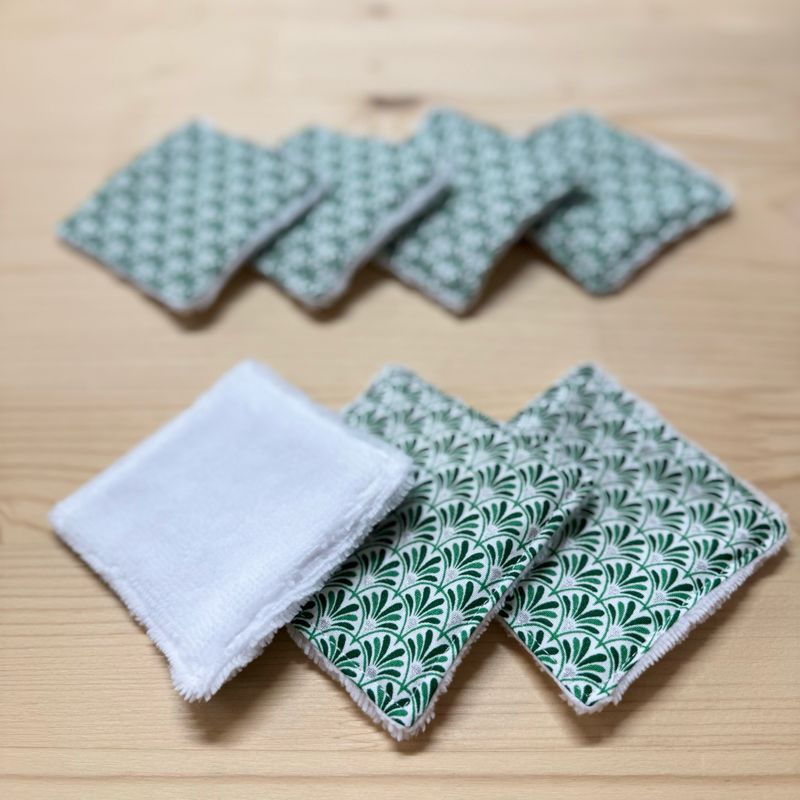 Pack de 7 lingettes lavables