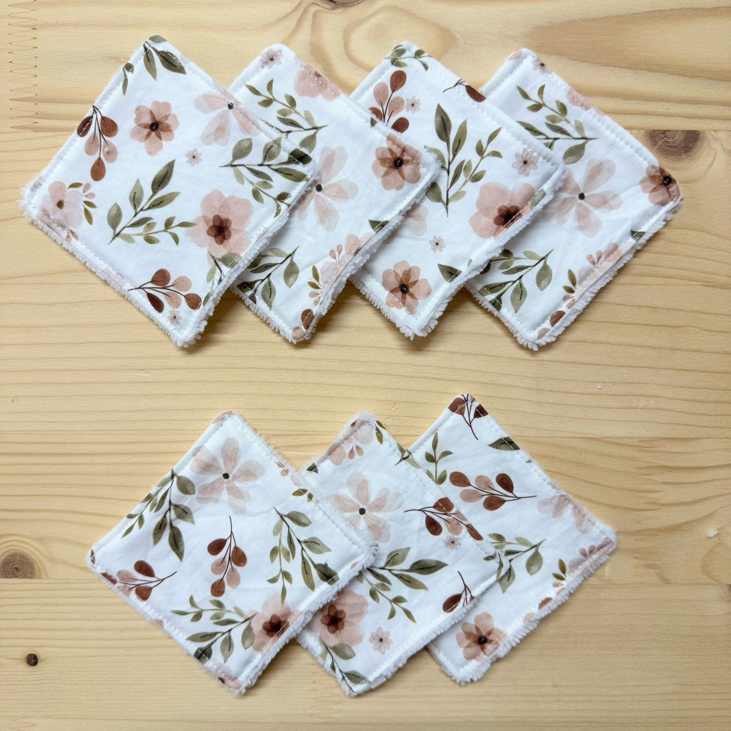 Pack de 7 lingettes lavables