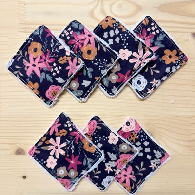 Pack de 7 lingettes lavables