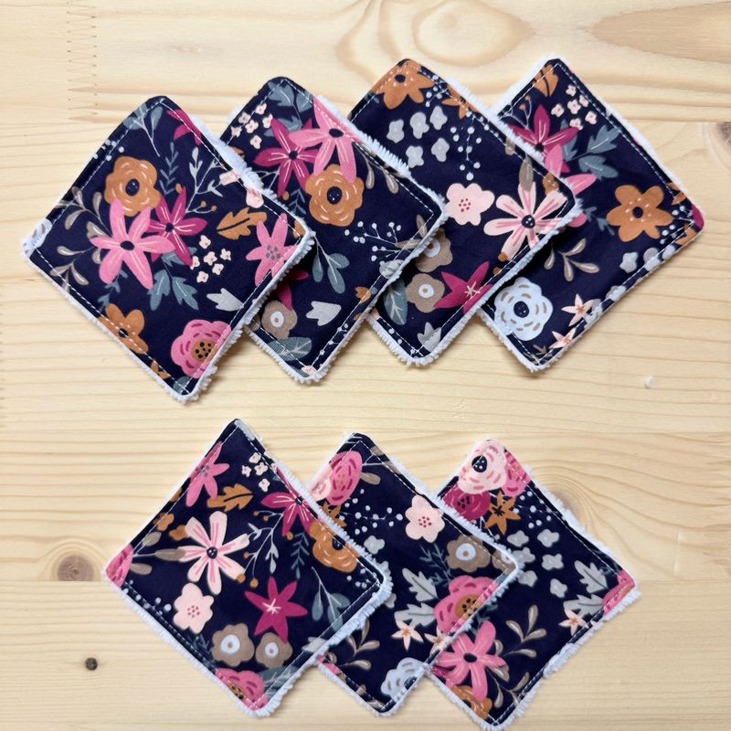 Pack de 7 lingettes lavables