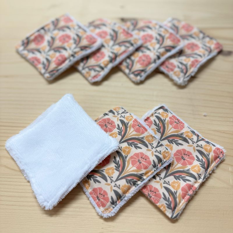 Pack de 7 lingettes lavables