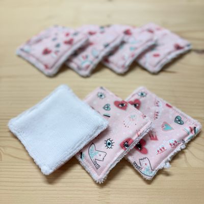 Pack de 7 lingettes lavables