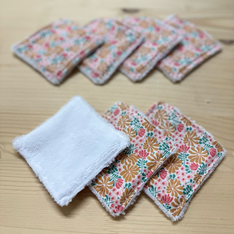 Pack de 7 lingettes lavables