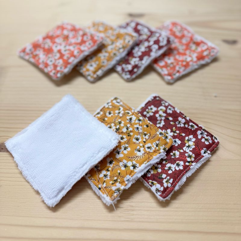 Pack de 7 lingettes lavables