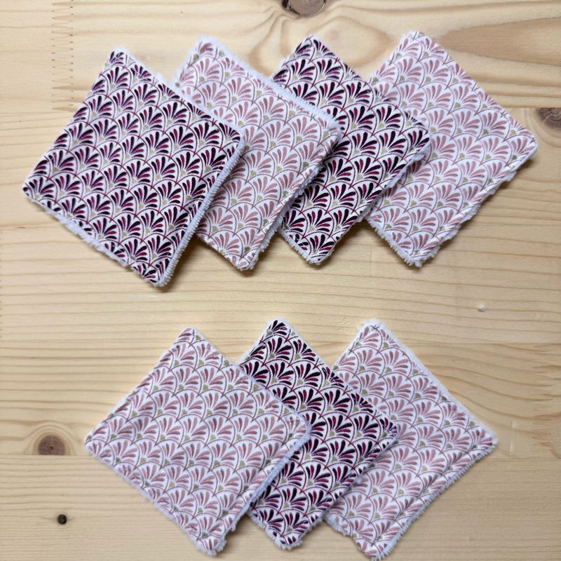 Pack de 7 lingettes lavables