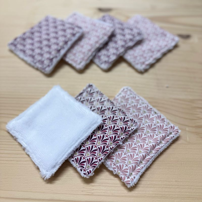 Pack de 7 lingettes lavables