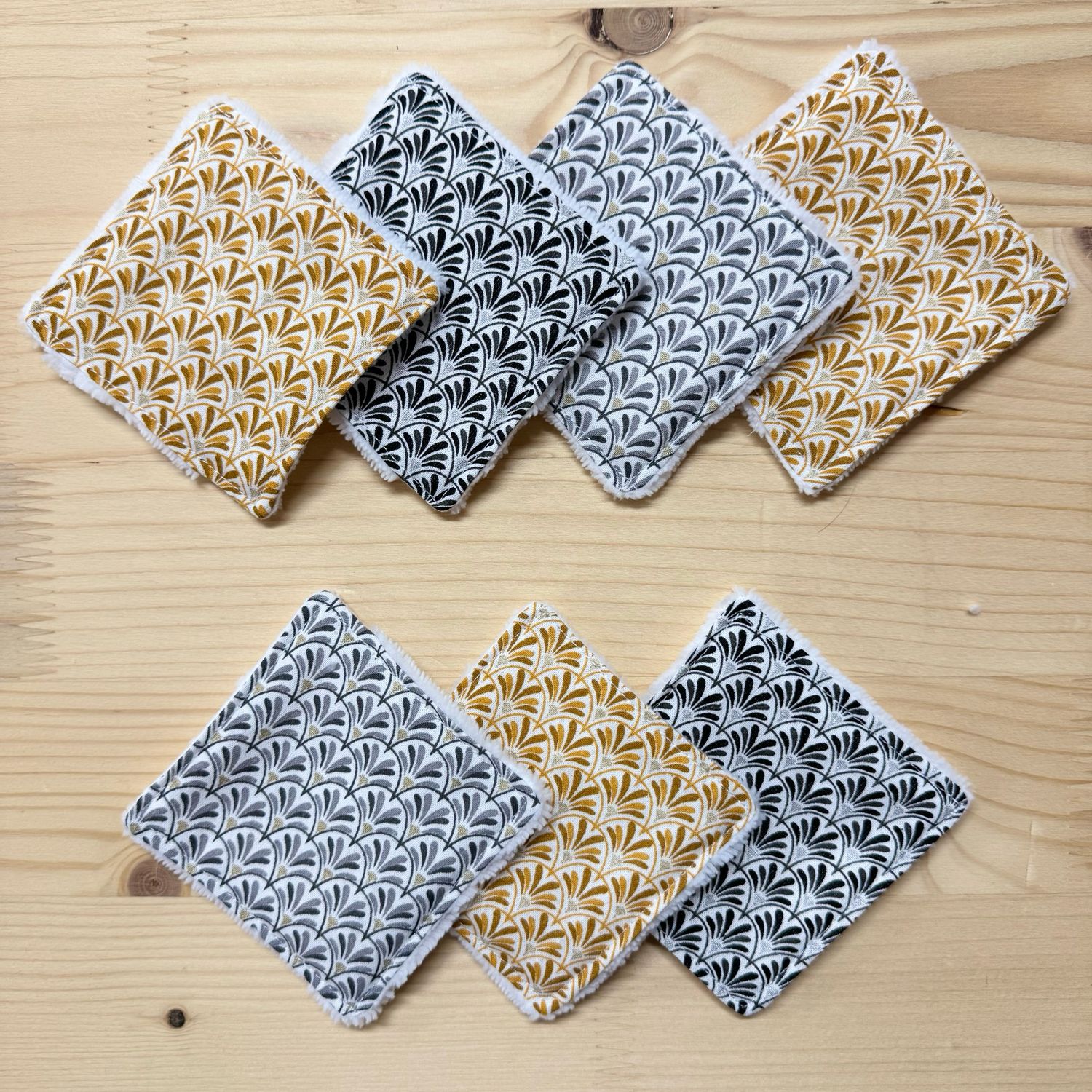 Pack de 7 lingettes lavables