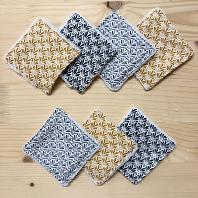 Pack de 7 lingettes lavables