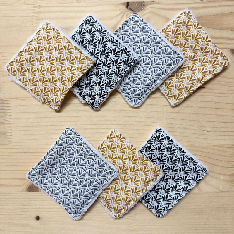 Pack de 7 lingettes lavables